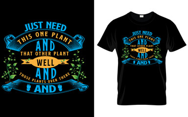 Gardening Niche t shirt design vector download 