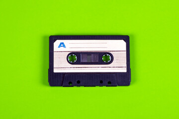 Old Audio Cassette closeup
