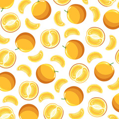 Orange vector illustration pattern background