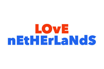 Modern, simple, vibrant typographic design of a saying 