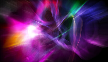 Abstract motion background. Multicolored shapes. Illustration beautiful.