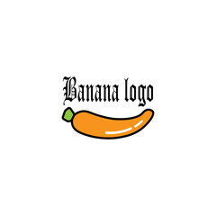 banana logo icon illustration design vector