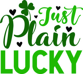 Just plain lucky vector arts