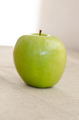 Shot of a fresh green apple