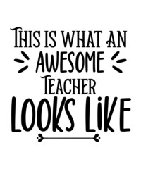 Teacher Svg Bundle, Teacher Svg, Teacher Appreciation Svg, Funny Svg, School, Teacher, Shirt Svg, Last Day of School, Cut Files, Svg,Png,Dxf