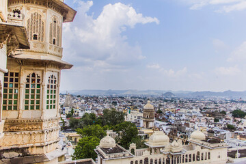 Obraz premium Various views of the city palace, Udaipur