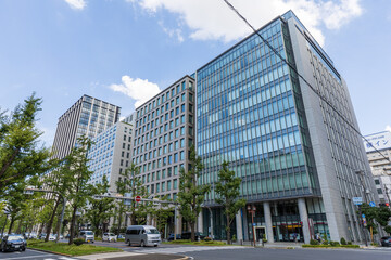 大阪市の町並み