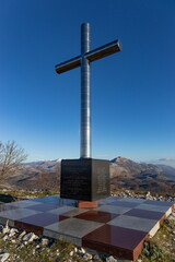 Sunny winter day in mountains. Balkanian mountains. Croatia.