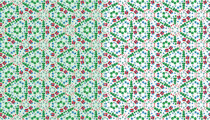 Color kaleidoscope backgrounds set