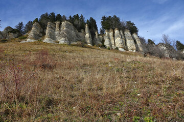 Randonnée automnale au départ d'Engins vers le plateau de la Molière dans le Vercors