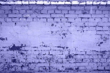 Blue brick wall background. Detail of a blue brick wall texture.