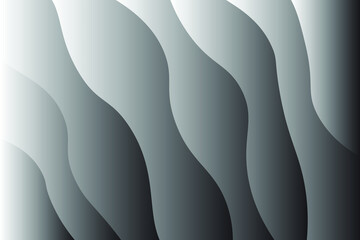 black and white gradient abstract background Free Vector