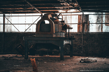 old abandoned factory