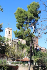 Antique houses in Esplugues de LLobregat, Barcelona, Catalonia, Spain
