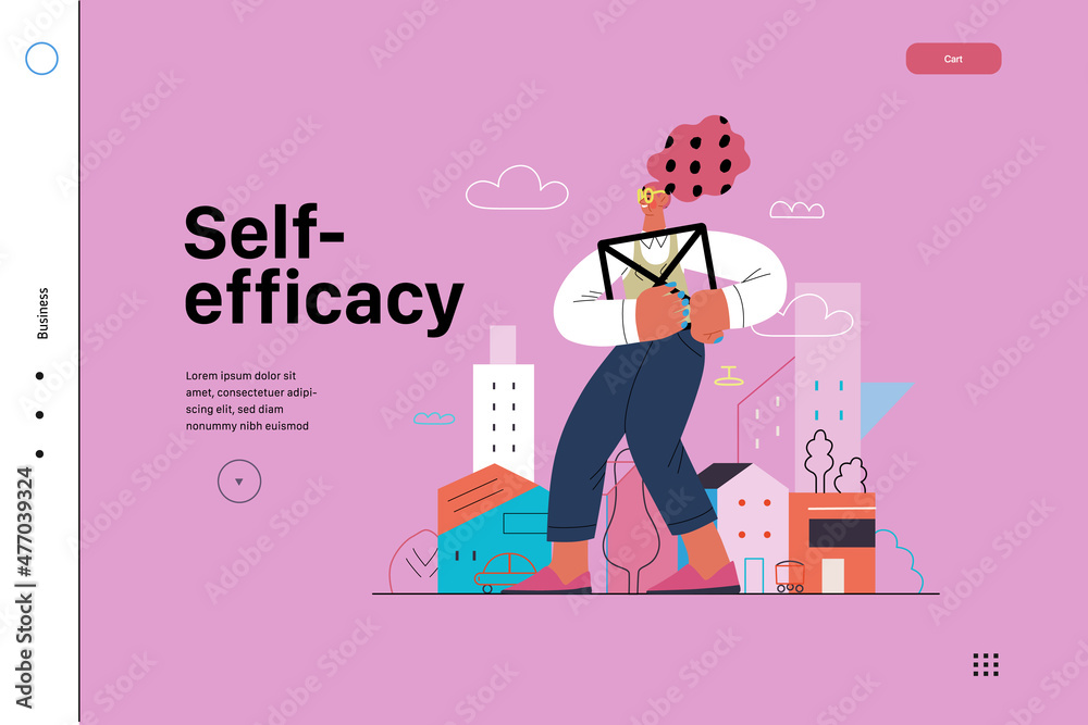 Wall mural startup illustration, website landing template. concept of building new business