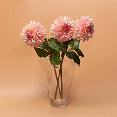 Decorative ceramic vase. Stylish Interior home design