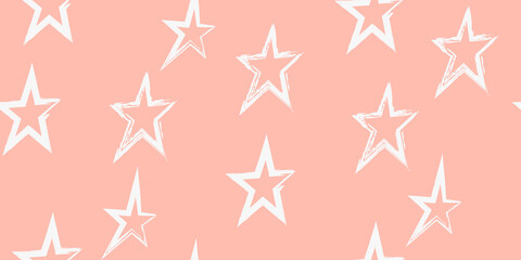 Creative stylish background. Brush stroke vector illustration. Seamless pattern.