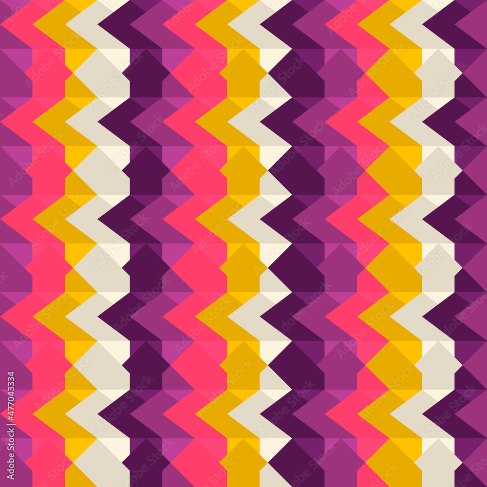 Aufkleber kaleidoscopic vertical stripes of different colors. vector geometric and repeating lines.
