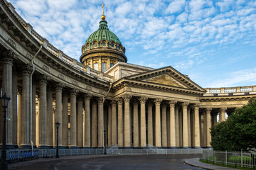 Colonnade of Kazan Cathedral in Saint Petersburg, Russia