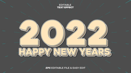 2022 Vintage Editable Text Effect
