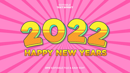 2022 Cute Editable Text Effect