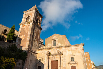 Fototapeta na wymiar Church of the Aracoeli in San Marco d'Alunzio in Sicily, Italy