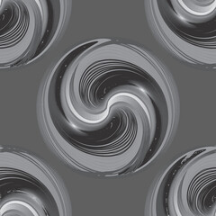 3D Spiral Striped Seamless Background abstract image