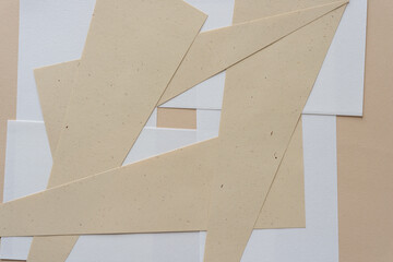 beige and white paper background