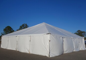 large white marquee events or entertainment tent - 477062927