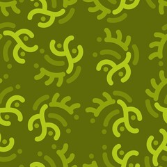 green abstract seamless pattern creative vintage design background vector illustration