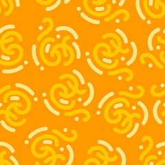 orange abstract seamless pattern creative vintage design background vector illustration