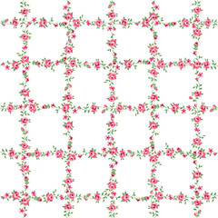 Seamless pattern with a beautiful bouquet of roses,