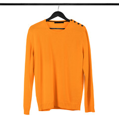 Use this Sweet Sweatshirt Mockup In Carrot Curl Color, to make your design is displayed as effectively and more beautifully..