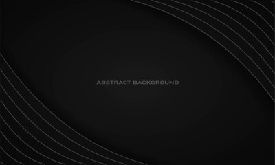 dark background with abstract gray lines in the corner