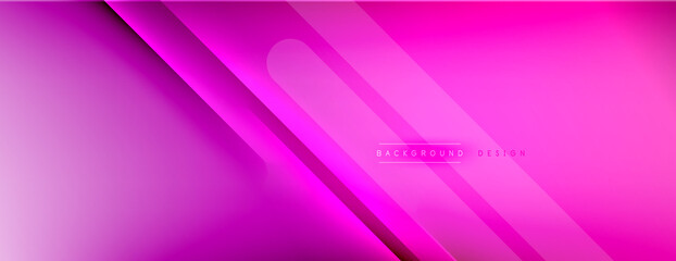 Abstract background. Shadow lines on bright shiny gradient background.