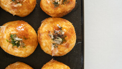 日本のタコ焼き”Japanese Octopus Dumplings”