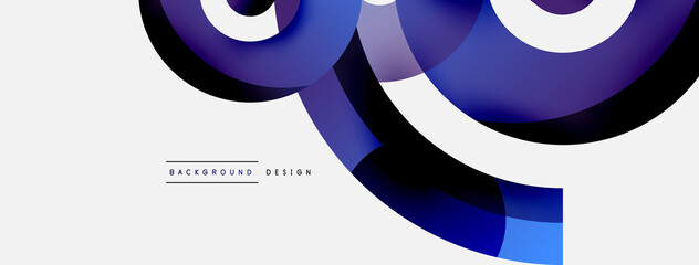 Circle abstract background. Vector illustration for wallpaper banner background card or landing page