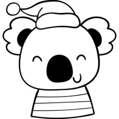 Doodle baby koala © anchalee