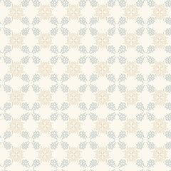 abstract decorative natural floral seamless pattern design