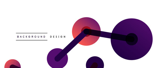 Network concept abstract background. Dots connection. Big data idea. Business template for wallpaper, banner, background or landing