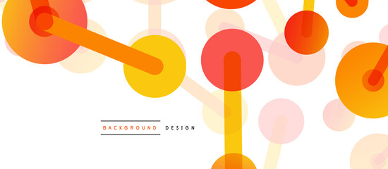 Network concept abstract background. Dots connection. Big data idea. Business template for wallpaper, banner, background or landing