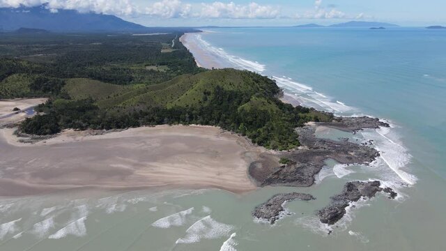 The Pugu, Gondol, Siar and Pandan Beaches of Lundu area at the most southern part of Sarawak and Borneo Island