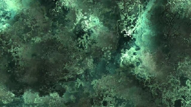 4k background video of everchanging detailed particle texture in vivid colors