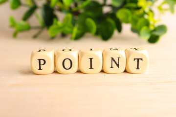 POINTの文字素材