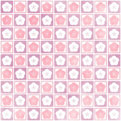 梅のパターン イラスト素材