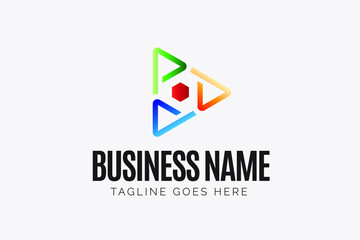 Unique Letter P for Initial Logo For Your Association, Company, Business, or Product Name. Editable Logo Template Ready For Use, Modern Initial Logo