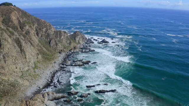topocalma beach, stone of the wind litueche puertecillo matanzas windsurfing spot surfing spot. CHile drone shot surf spot perfect Waves