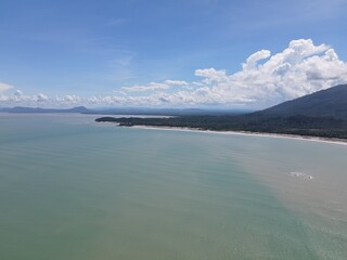 The Pugu, Gondol, Siar and Pandan Beaches of Lundu area at the most southern part of Sarawak and Borneo Island