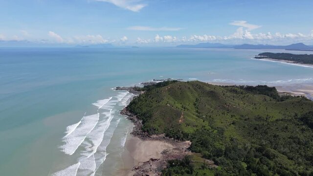 The Pugu, Gondol, Siar and Pandan Beaches of Lundu area at the most southern part of Sarawak and Borneo Island