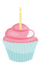 birthday cupcake design